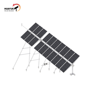 Gekippter einachsiger Solar-Tracker. Gekippter einachsiger Solar-Tracker