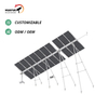 Gekippter einachsiger Solar-Tracker. Gekippter einachsiger Solar-Tracker