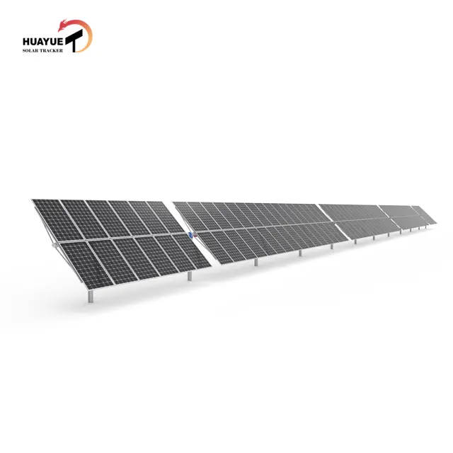 Maximierung der Solareffizienz mit einachsigen Solar-Trackern